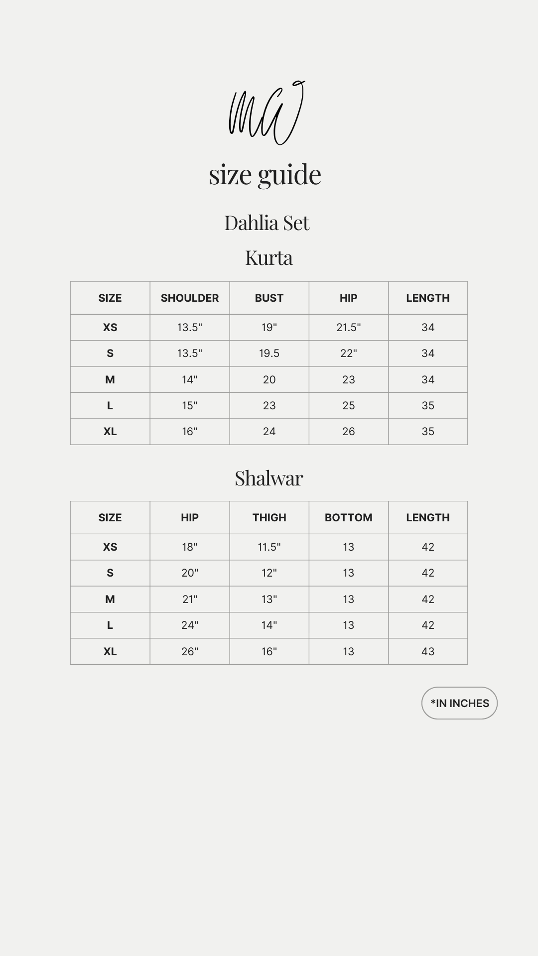 Dahlia Set